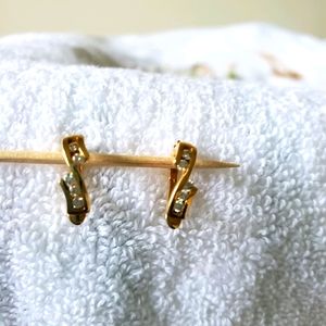 20k solid gold with real diamonds